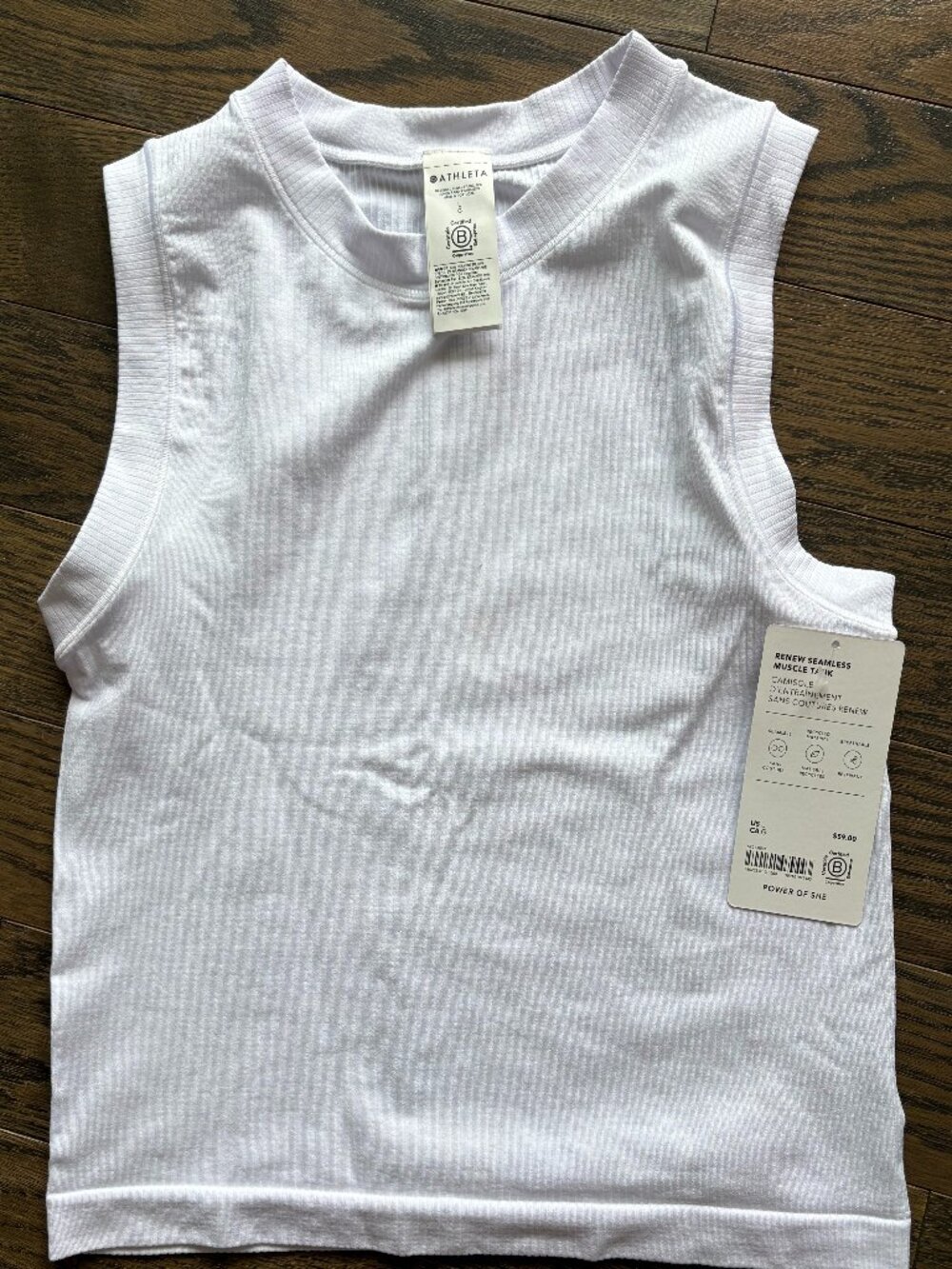 Athleta Renew Seamless Muscle Tank - White